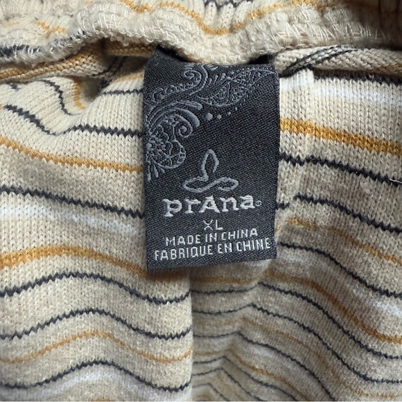 prAna Jasmine Maxi Hi-Low Skirt XL Stone Stripe - Picture 4 of 8